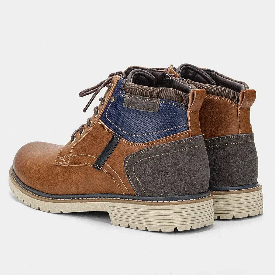 Bota Masculina de Couro Brennor