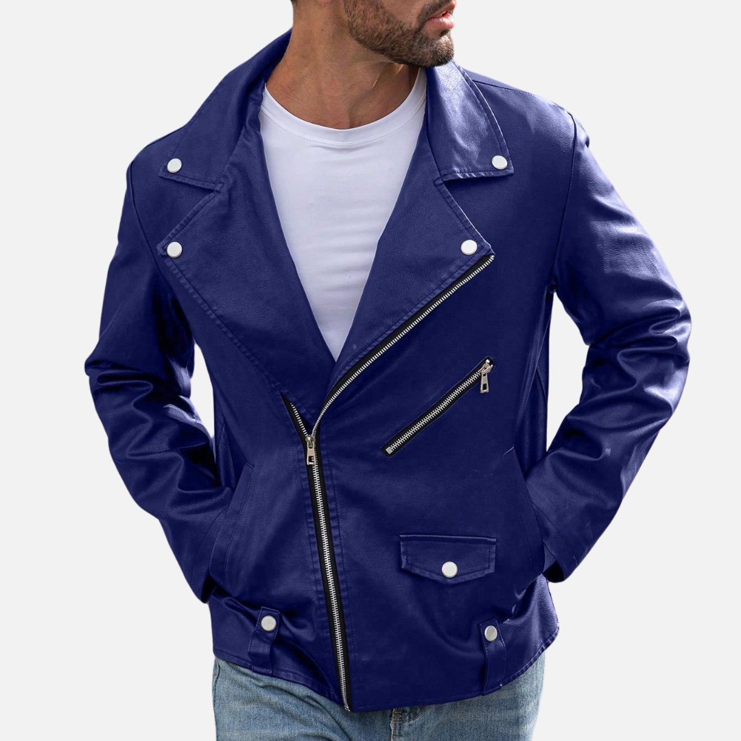 Jaqueta de Couro Masculina Korve KV150