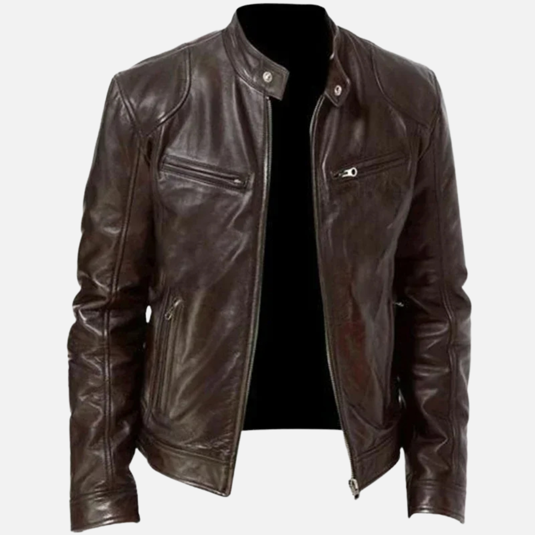 Jaqueta de Couro Masculina Korve KV145