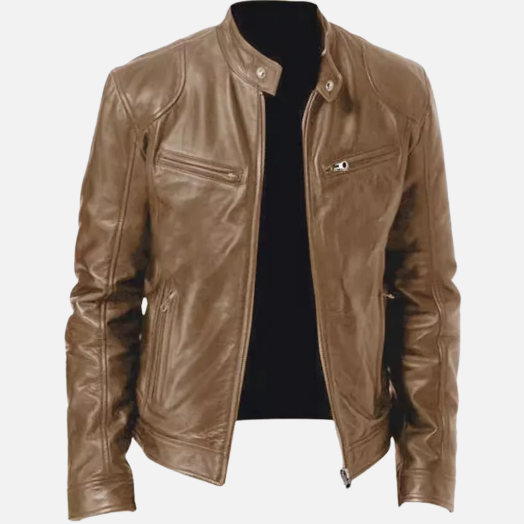 Jaqueta de Couro Masculina Korve KV145