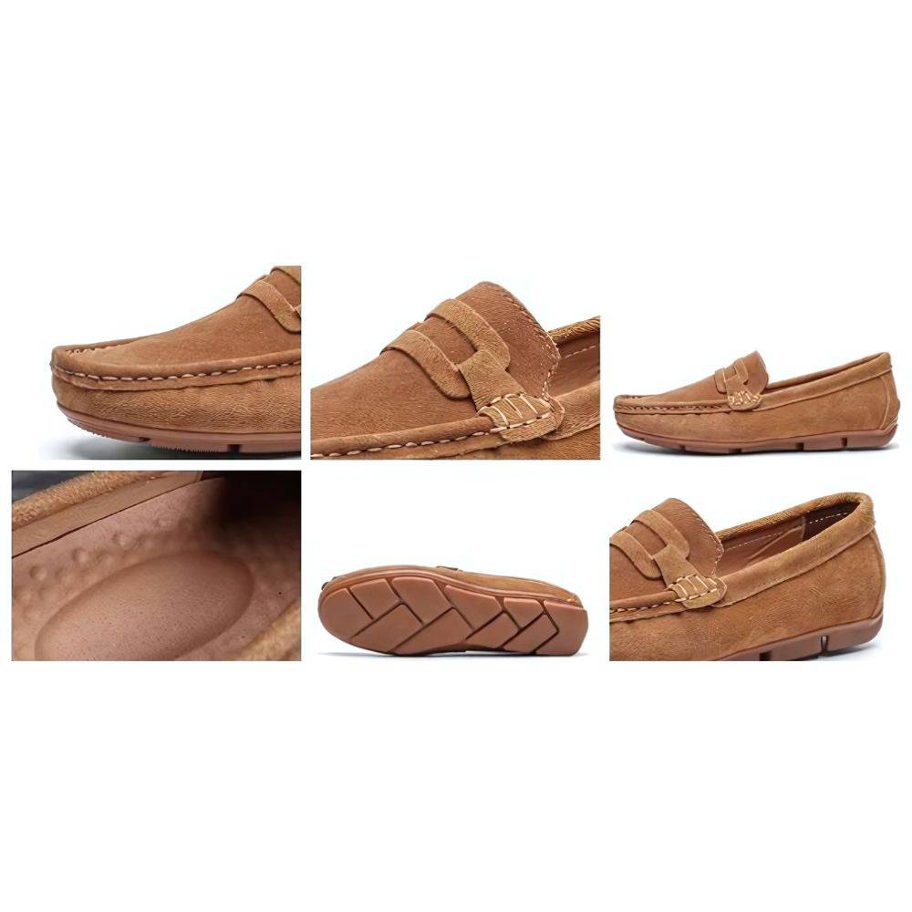 Sapato Mocassim Masculino de Camurça Fenric