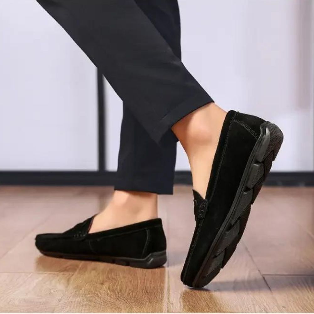 Sapato Mocassim Masculino de Camurça Fenric