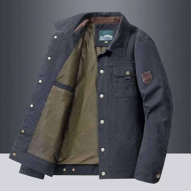 Jaqueta Casual Masculina em Algodão Korve KV061