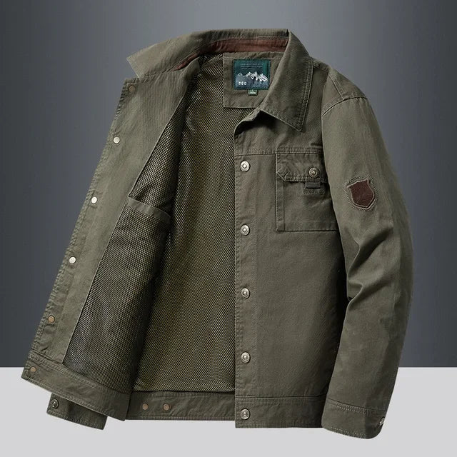 Jaqueta Casual Masculina em Algodão Korve KV061