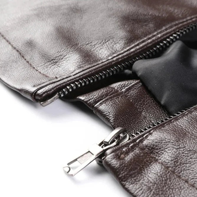 Jaqueta De Couro Masculina Korve KV064