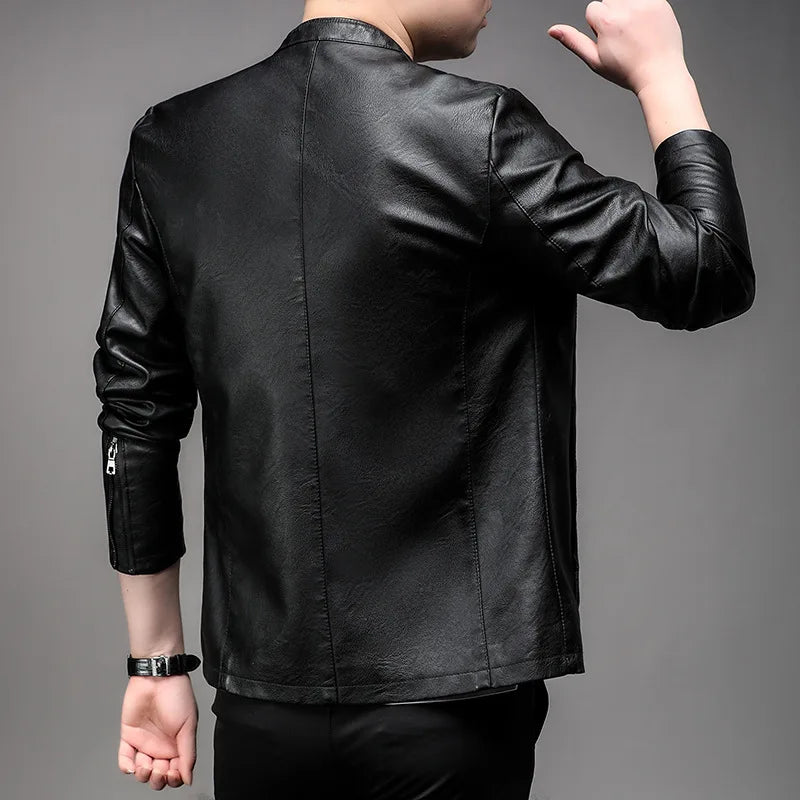Jaqueta De Couro Masculina Korve KV064
