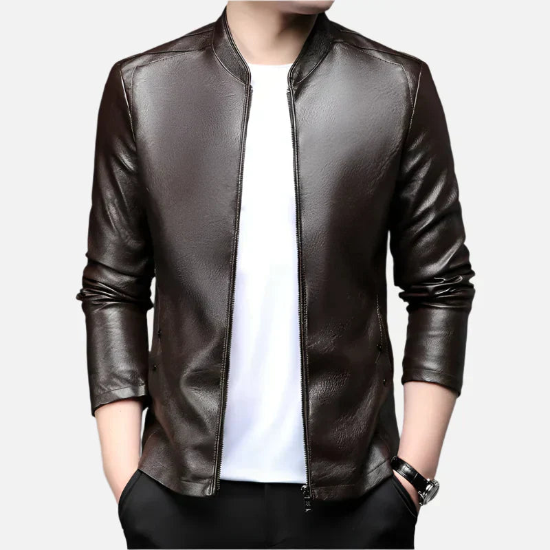 Jaqueta De Couro Masculina Korve KV064