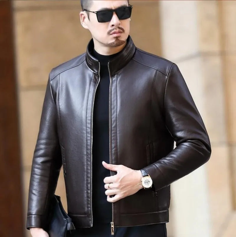 Jaqueta De Couro Masculina Korve KV073