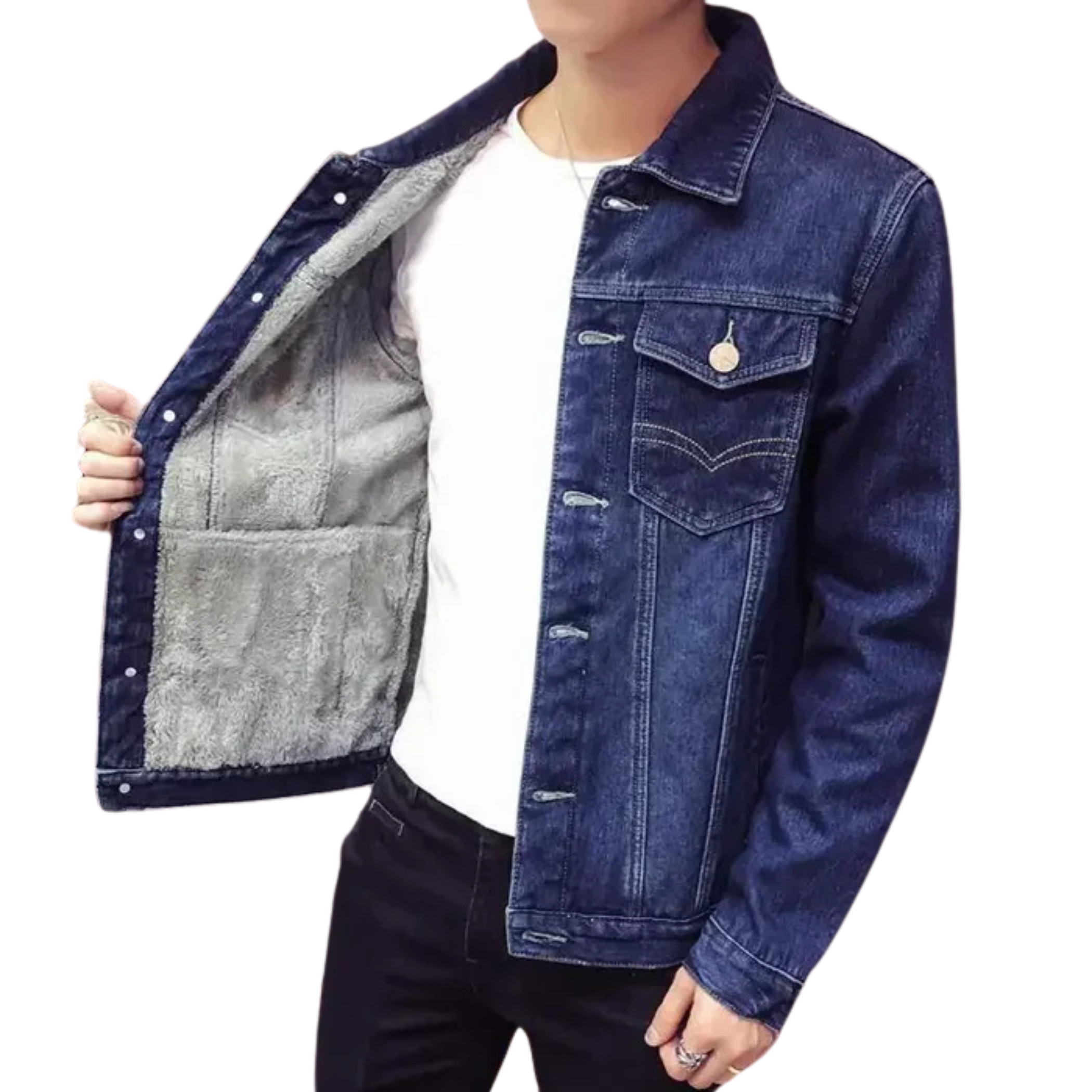 Jaqueta Jeans Masculina Korve KV125