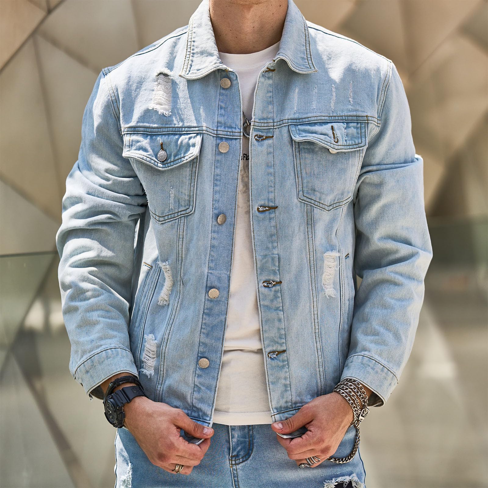 Jaqueta Jeans Masculina Korve KV100