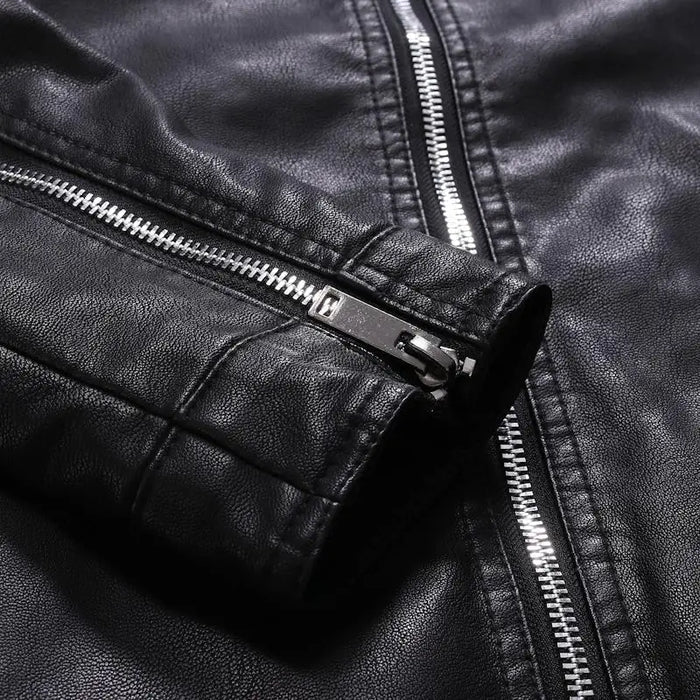 Jaqueta Masculina em Couro Korve KV073