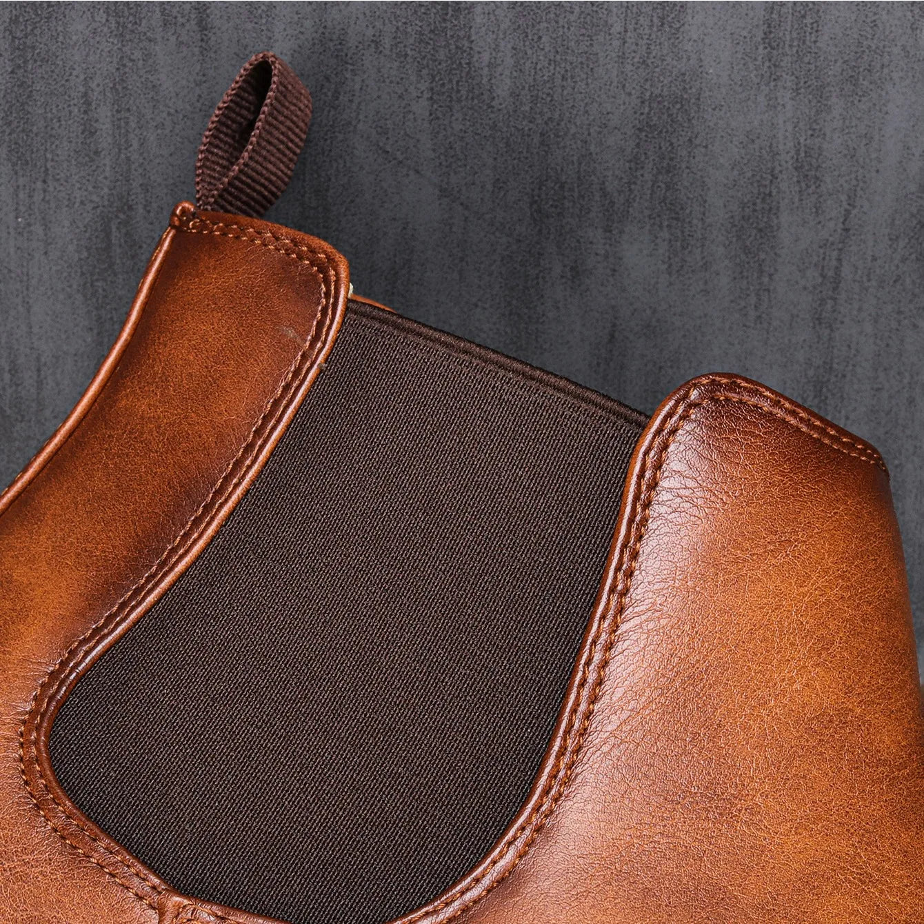 Botas Chelsea Masculina de Couro Arvel