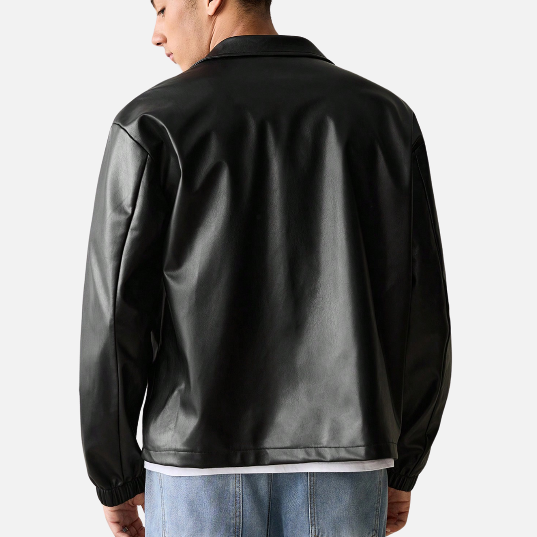 Jaqueta de Couro Masculina Korve KV149