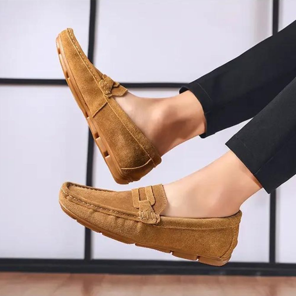 Sapato Mocassim Masculino de Camurça Fenric