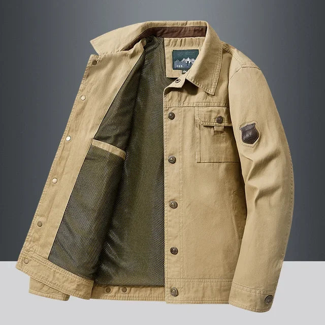 Jaqueta Casual Masculina em Algodão Korve KV061