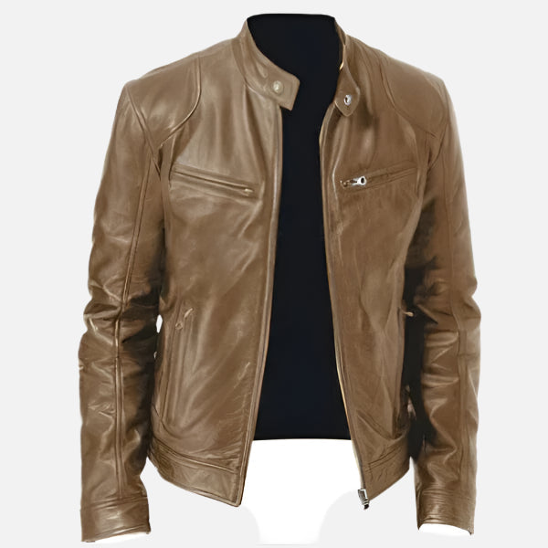 Jaqueta de Couro Masculina Korve KV090