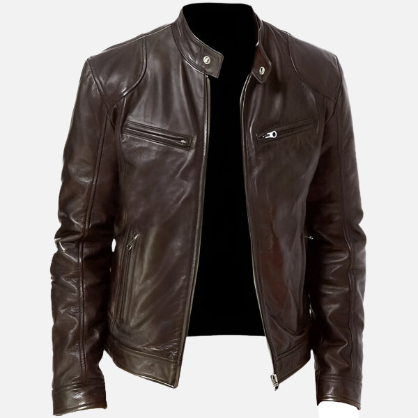 Jaqueta de Couro Masculina Korve KV090