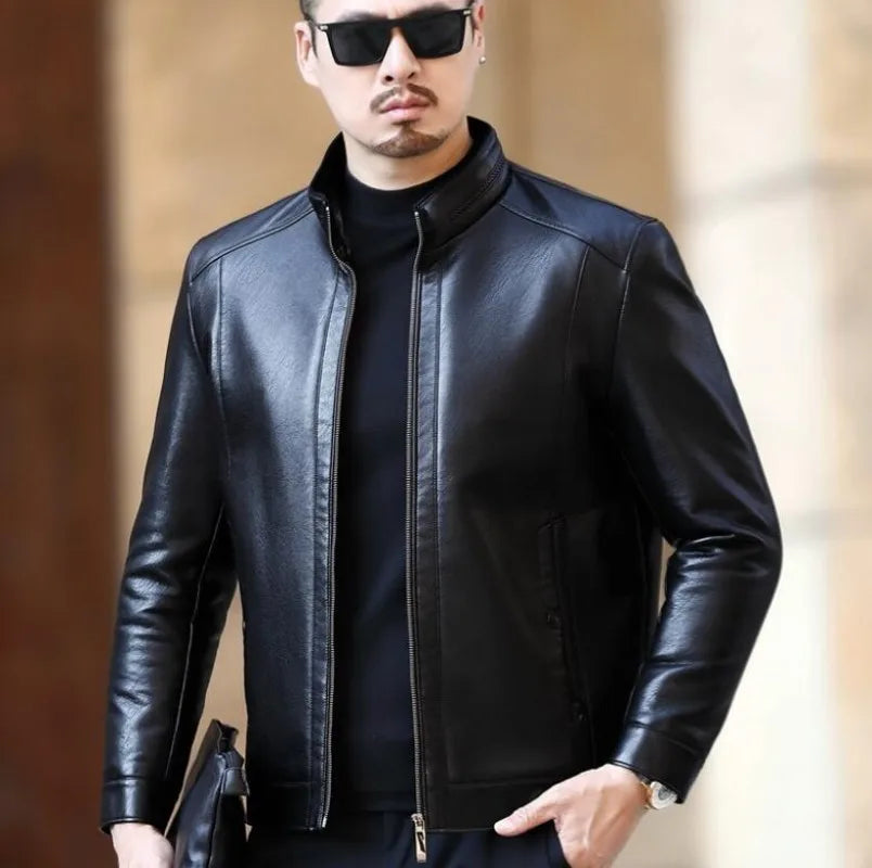 Jaqueta De Couro Masculina Korve KV073