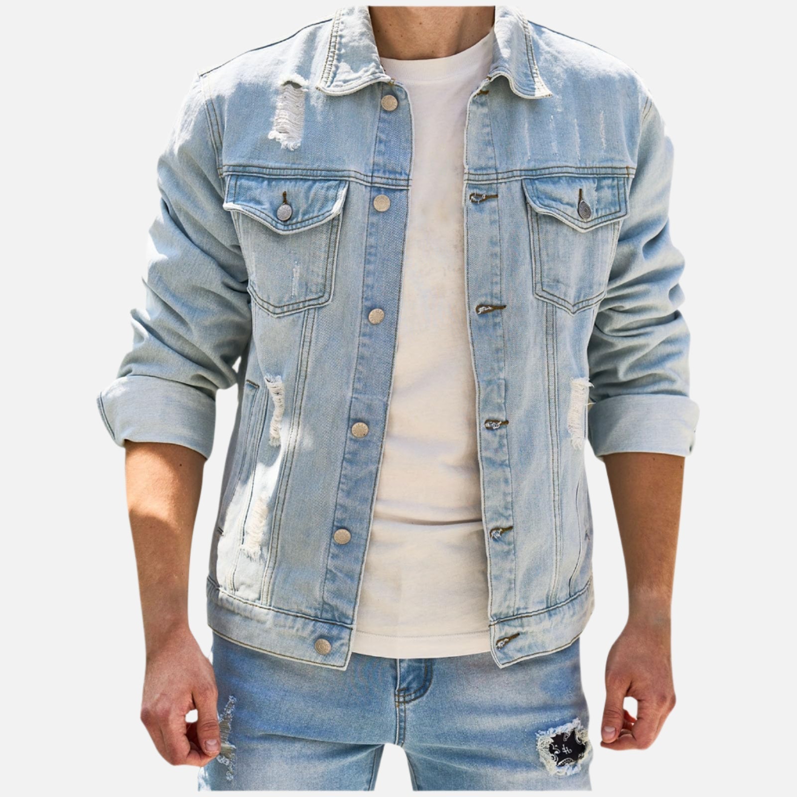 Jaqueta Jeans Masculina Korve KV100