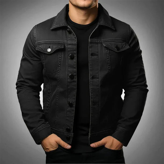 Jaqueta Jeans Masculina Slim Korve KV57
