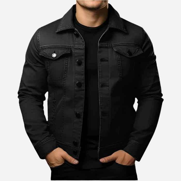 Jaqueta Jeans Masculina Slim Korve KV57