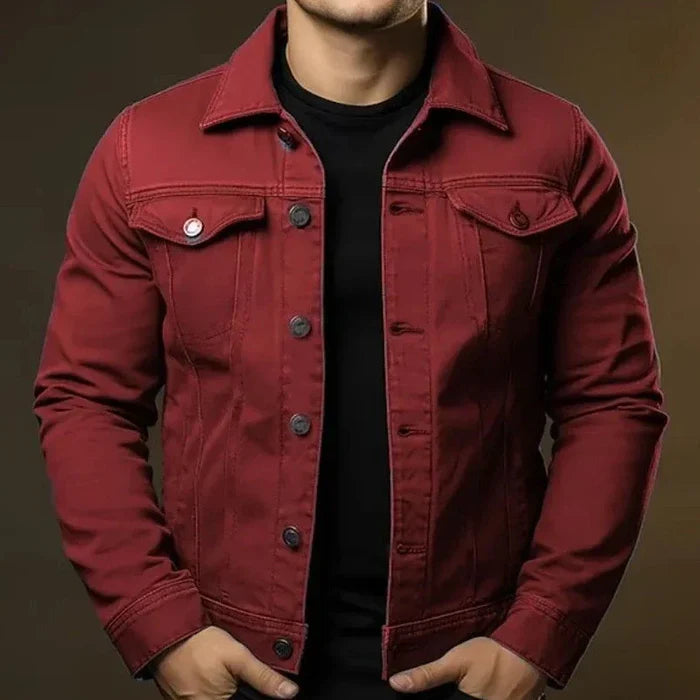 Jaqueta Jeans Masculina Slim Korve KV57