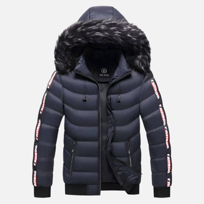 Jaqueta Puffer Masculina Capuz Forrado Korve KV074