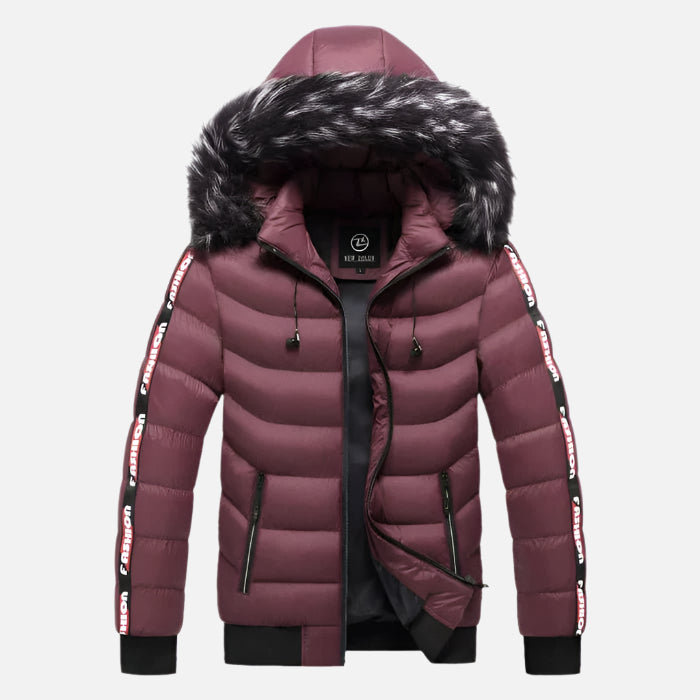 Jaqueta Puffer Masculina Capuz Forrado Korve KV074